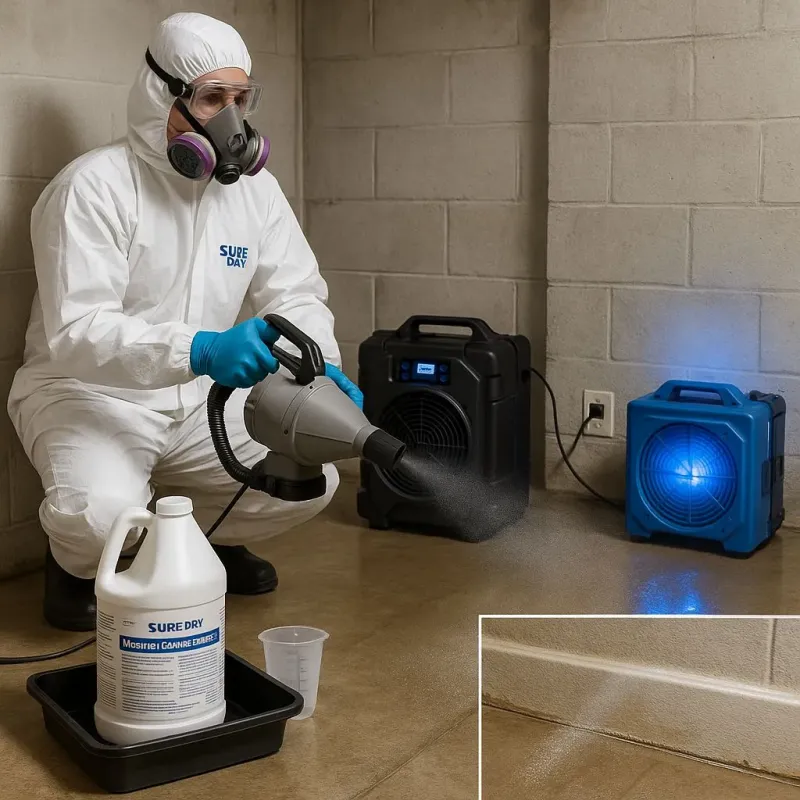 Sanitization and Odor Removal process in Ganado, TX